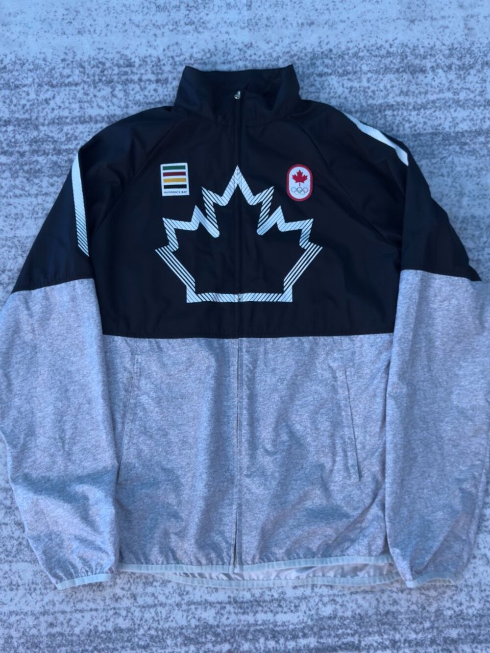 Hudson's Bay Official Canadian Olympic Windbreaker Jacket Small S/P
